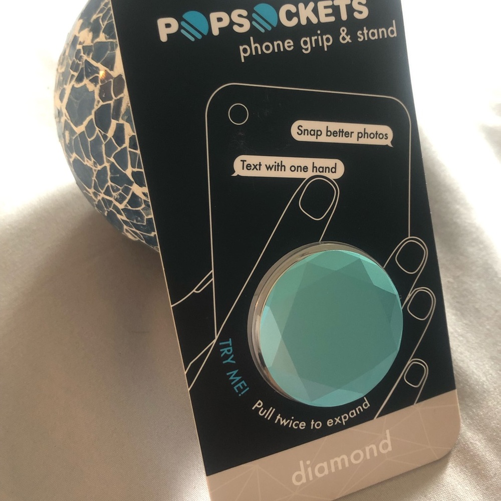 Teal Diamond Popsocket